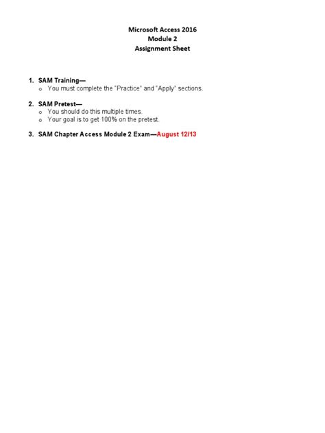 Module 2 Assignment Sheet Pdf