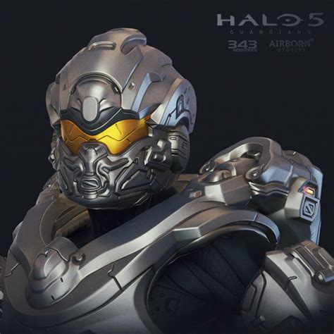 Artstation Halo 5 Multiplayer Armor Teishin