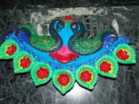 Painting A Deepa Diya For Deepavali Ranjanas Craft Blog