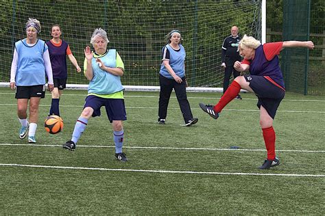England Womens Over 60s Walking Football Trials Held At Walton Walking