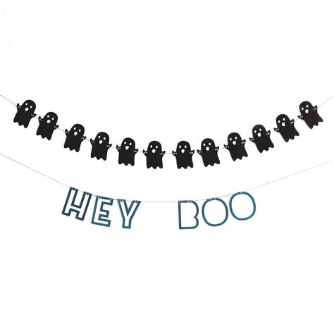 Halloween Banner / Hey Boo Banner / Ghost Garland / Halloween | Etsy ...