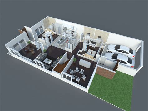 Sketchup is a helpful 3d modeling software that allows you to create and 3d shapes and objects. sketchup 3d floor plan - Google Search | Small house ...