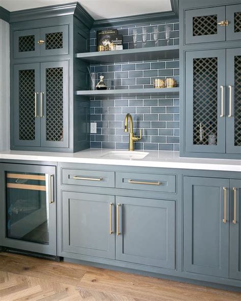 Whether you choose a romantic floral, a modern geometric, or a playful toile, wallpaper is a great way to give your bathroom a stylish look full of color and pattern. Grey Blue Paint Colors: Ideas for a Tranquil Mood - Hello ...