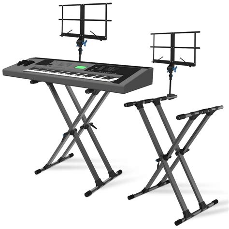 Ia Stands Ect11 Double X Keyboard Stand Sheet Music Mount Musician