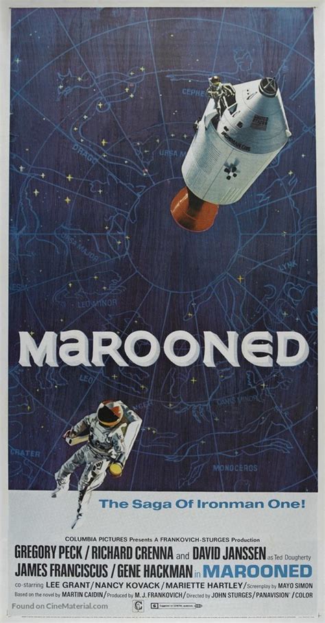 Marooned 1969 Movie Poster