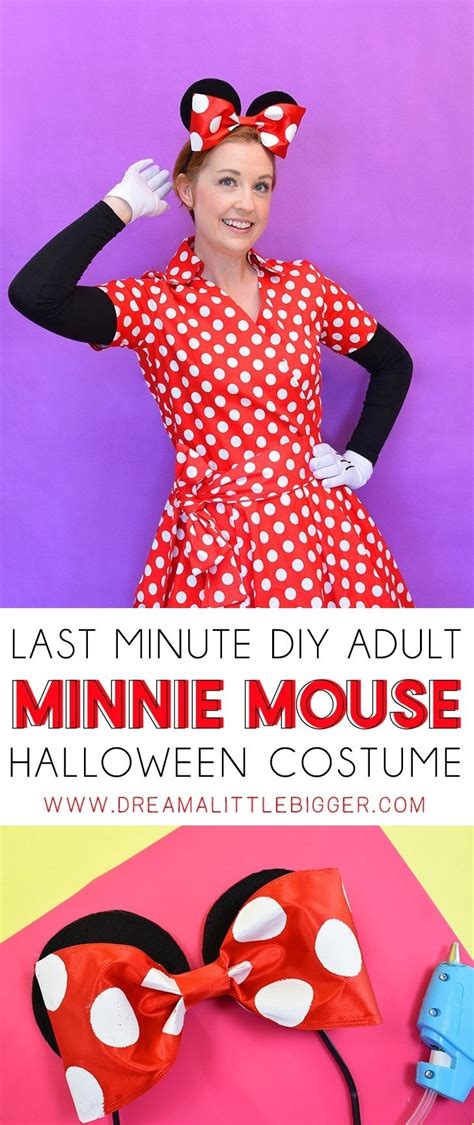 I love dressing up for halloween but try to come up with cute but easy to put together costumes. Minnie Mouse Costume ⋆ Dream a Little Bigger