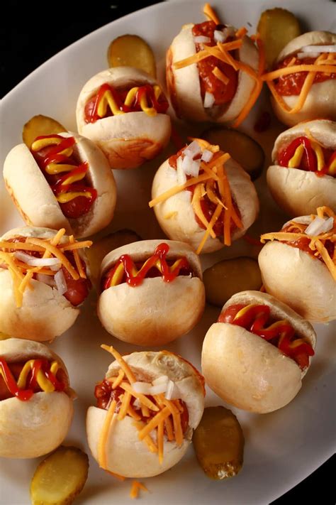 Hot Dog Sliders Recipe Mini Slider Buns Celebration Generation