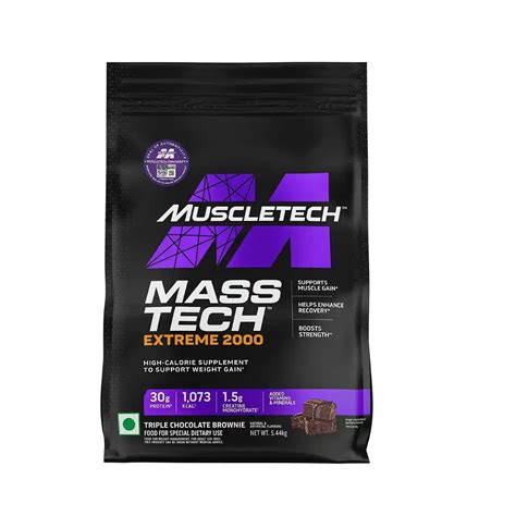 Muscletech Mass Tech Extreme Kg Triple Chocolate Brownie