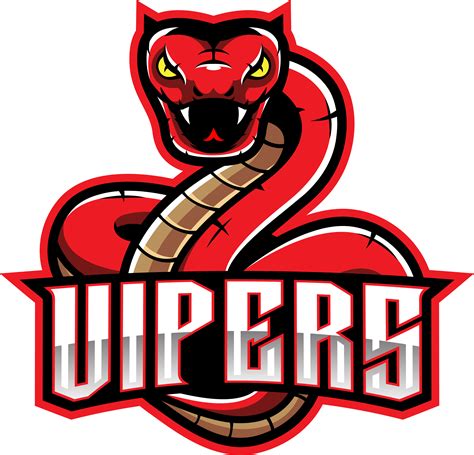 Red Viper Snake Esport Mascot Logo By Visink Thehungryjpeg