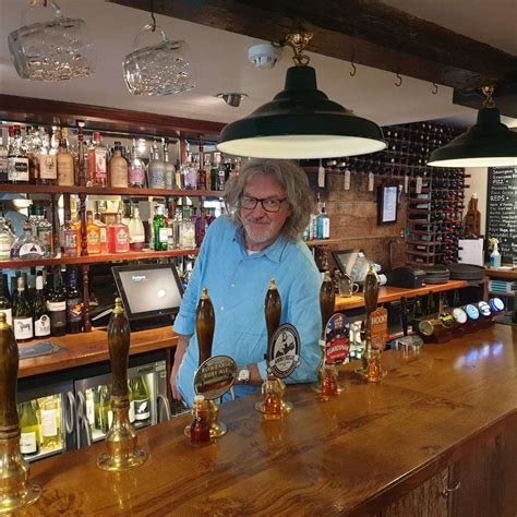 Grand Tour Star James May Visits Woolhampton Pub