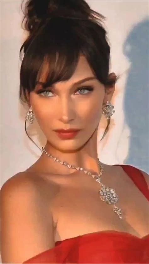bella hadid takes a glamorous beauty cue from this bulgari diamond necklace in milan artofit