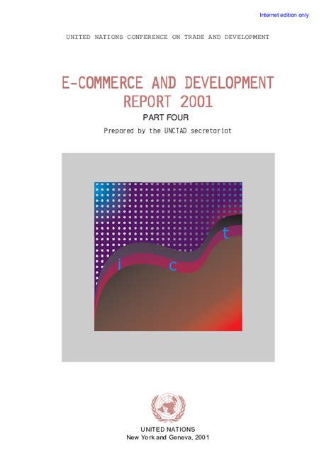 (PDF) UNITED NATIONS CONFERENCE ON TRADE AND DEVELOPMENT E-COMMERCE AND DEVELOPMENT E-COMMERCE ...