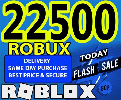 22500 Robux Roblox Fast Cheap And Secure