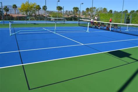 How Many Pickleball Courts Fit On A Tennis Court Pickleball Court Paint