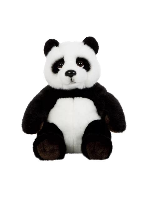 Living Nature Giant Panda Plush Soft Toy, Black/White at John Lewis