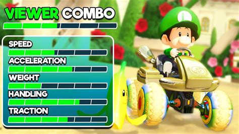Can I Win On Viewer Combos Baby Luigi Gold Kart Pick My Combo Episode Mario Kart