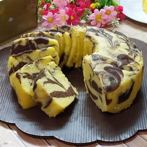 Resep Bolu Marmer Kukus Irit Telur Enak Dan Lembut Lins Cakes