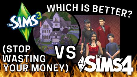 The Sims 4 Vs The Sims 3 A 2022 Comparison Youtube