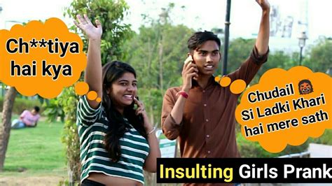 Insulting Girls With A Twist Prank Insulting Girls In Public Prank Prank In India Sj