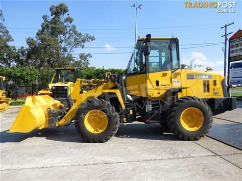 Komatsu Wa100 6 Wheel Loader Attachments Combo