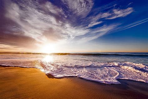 Free Photo California Sunset Dusk Sky Clouds Sea Ocean Hippopx
