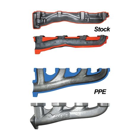 Ppe High Flow Exhaust Manifolds And Up Pipes Kit Ppe116112000 2011