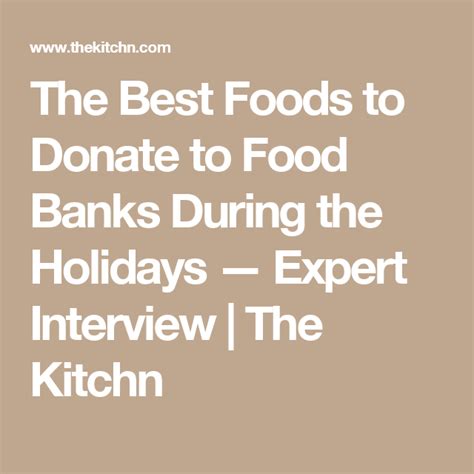 If you're still stumped about what to donate, just look in your own pantry. The Best Foods to Donate to Food Banks | Food bank, Good ...