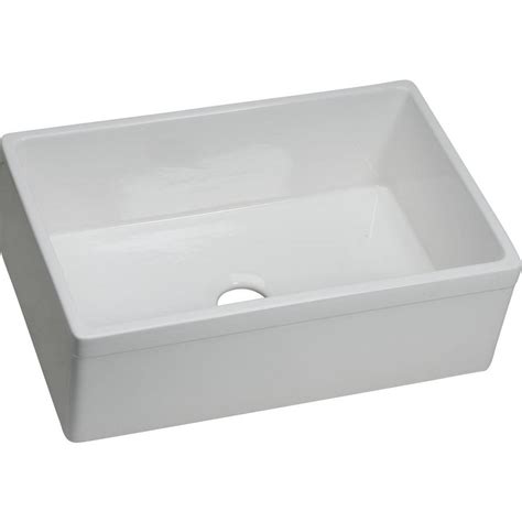 When scouting for an undermount sink, you're better off with one that can handle your needs in the kitchen. Elkay Explore Undermount Fireclay 30 in. Single Bowl ...