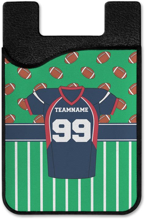 Custom Football Jersey 2 In 1 Cell Phone Credit Card Holder And Screen