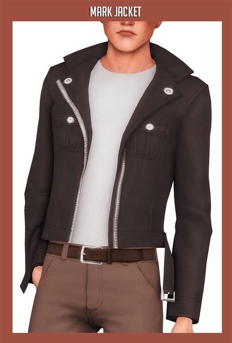 Best Sims 4 Leather Jacket Cc Male Female Fandomspot