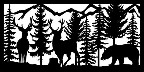 Free Free Mountain Range Bear Svg 21 SVG PNG EPS DXF File