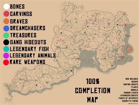 Full Red Dead 2 Map Vector U S Map