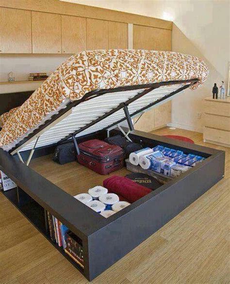 Creative Storage Solution For Rv Glamper Beds That Lift Redo Under