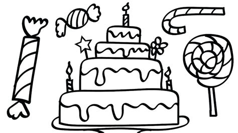 Free Printable Unicorn Cake Coloring Pages - coloringpages2019