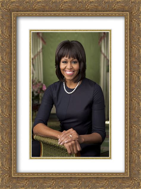 First Lady Michelle Obamas Official White House Portrait Dvaita
