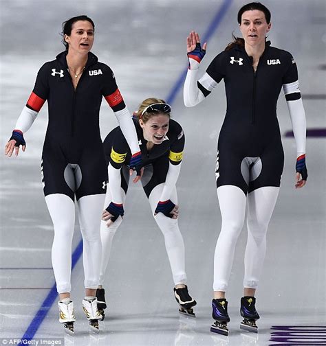 We're not saying you should root for france or whatever—although the idea of brigitte macron on french morning television, standing and maybe even moving on a louis vuitton skateboard, is really making me think. Team USA women's speed skating suits, oh my