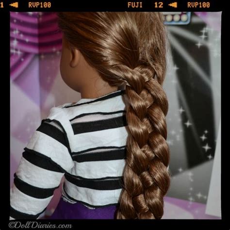Are you interested in a braiding basics serie. Four strand braided hairstyle for American Girl dolls and ...