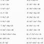 Factoring Polynomials Worksheets Kuta
