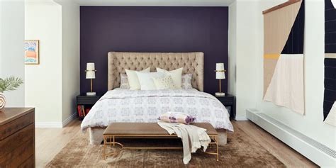 We may earn commission on some of the items you choose to buy. These Accent Walls Could Completely Transform Your Room | Purple accent walls, Stylish bedroom