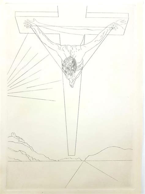 Lithographie De Salvador Dali Christ Of St John Of The Cross Sur Amorosart