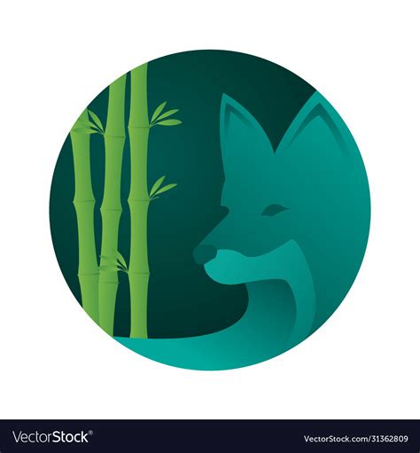 Abstract Wolf Logo Design Royalty Free Vector Image
