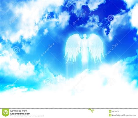 Angel Flying Stock Photo Image 13742670