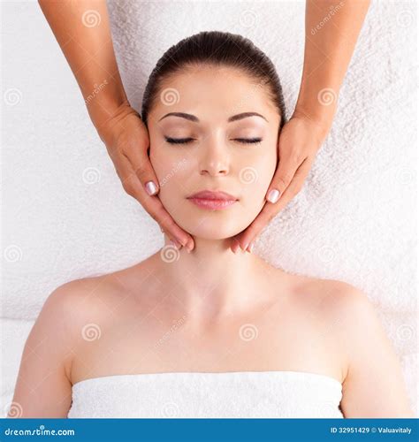 Woman Having Massage Of Body In Spa Salon Stock Image Image 32951429
