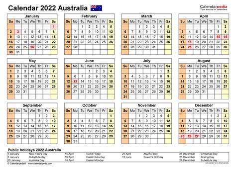 2022 Calendar Excel With Holidays Printable Template Calendar