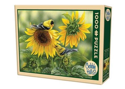 These puzzle 1000 pieces help your kids have a fun time and learn new things too. SUNFLOWERS & GOLDFINCHES 1000 PIECE PUZZLE ** PUZZLE ...