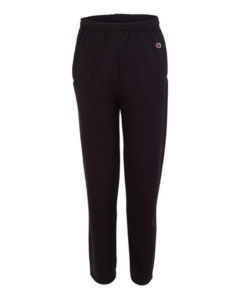 Champion P800 Double Dry Eco Open Bottom Sweatpants With Pockets 14