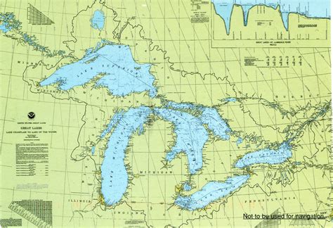 Great Lakes Map Remembering Letters And Postcards
