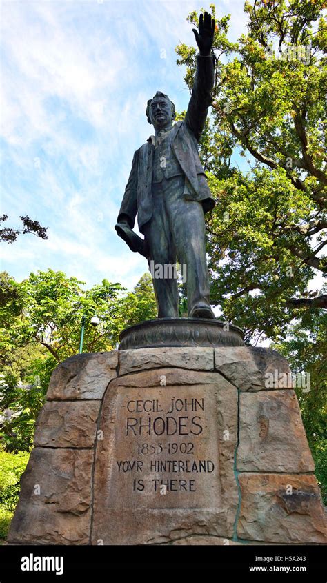 Statue Of Cecil Rhodes 2016 African Coloniser Wearing A 3 Piece Suit