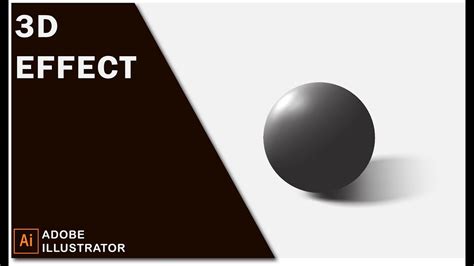 How To Make Sphere By Using 3d Effect In Adobe Illustrator Speed Art