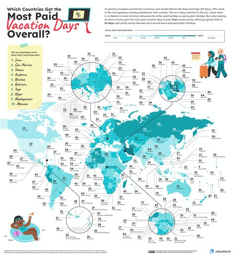 Mapped Which Countries Get The Most Paid Vacation Days Holiday News